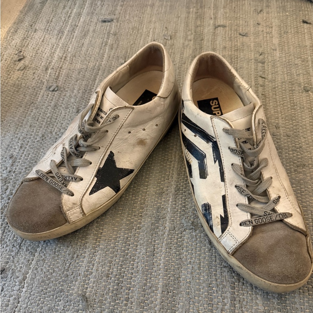 Golden Goose Women’s low top Super-Star collab sneakers